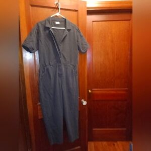 Poetry cotton jumpsuit in slate, US10